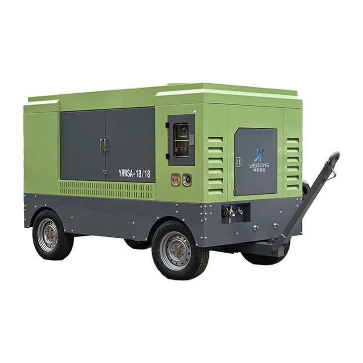 Zračni kompresor YRWSA24/22 pomaže malim bušilicama u Ugandi da učinkovito pr...