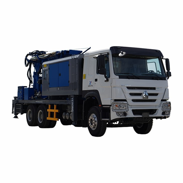 Visoko{0}}učinkovita bušilica postavljena na kamion